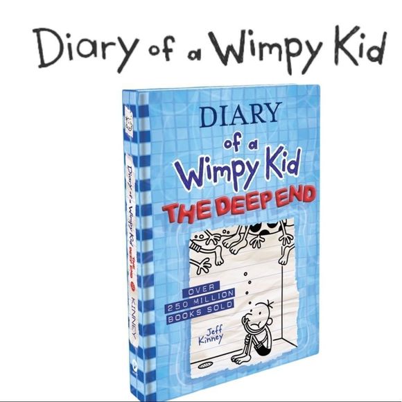 Diary Of A Whimpy Kid The Deep End by Jeff Kinney Hardcover Book Brand New - Picture 1 of 4